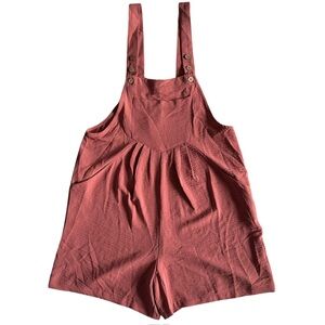 NWT Cueply Boho Pocket Romper Overalls - Size S